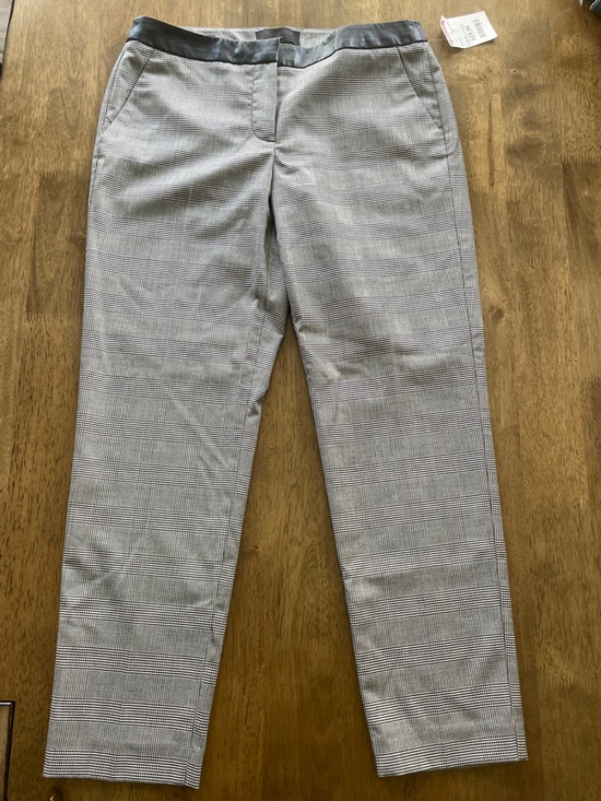 Talbots Pants - Talbots Petite Size 2P Gray Plaid Ankle Pants NWT Classic Career Trousers
